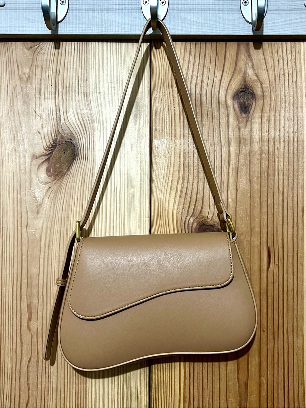 Antik Kraft Selma Vegan Leather Asymmetrical Shoulder Bag OS